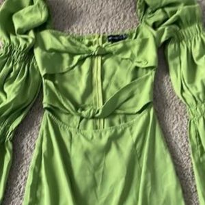 Pretty little thing  green dress